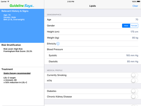 Dyslipidemia Guideline Says - Heart Disease Diagnosis, Cholesterol & Lipids Management screenshot 2