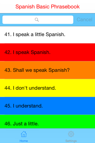 PolyGloty - Spanish Basic Phrasebook screenshot 3