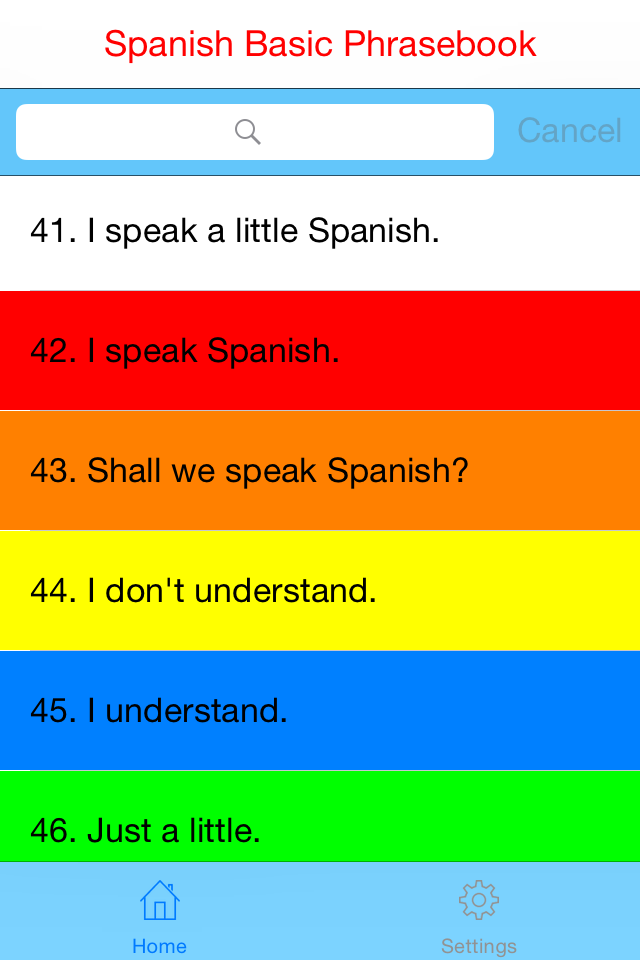 PolyGloty - Spanish Basic Phrasebook