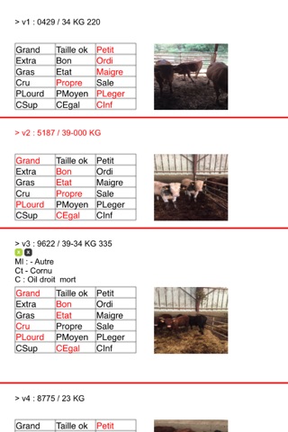 Mes Bêtes - Gestion du bétail, lister vos vaches depuis votre téléphone ! screenshot 2