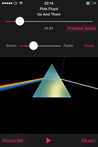 Reverse Music Player screenshot 3