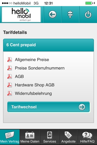 helloMobil Servicewelt screenshot 3