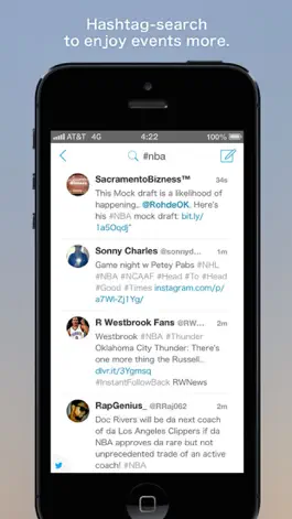 Game screenshot Falcon for Twitter - Twitter client that specializes in streaming search mod apk