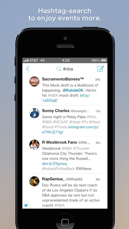 Falcon for Twitter - Twitter client that specializes in streaming search