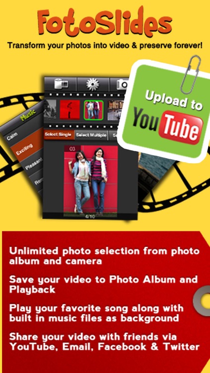 FotoSlides- Convert photos to video slideshow