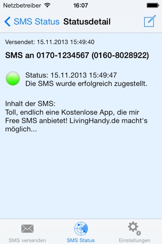 LH Free SMS screenshot 3
