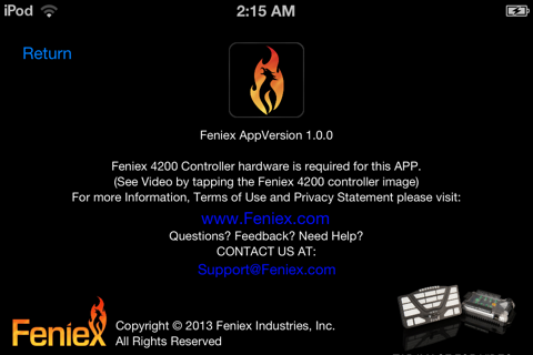 Feniex-4200 screenshot 2