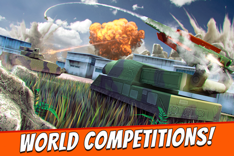 Tanks Fighting Shooting Game For Free Military World War Domination screenshot 2