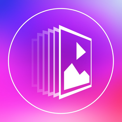 Slideshow Maker Square - Video Slideshow Generator with Photos Musics and Text Captions for Instagram icon