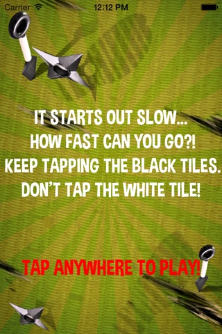 Top Tap Ninja Tip  Toe Stepping Rush Race White Tile Game screenshot 3