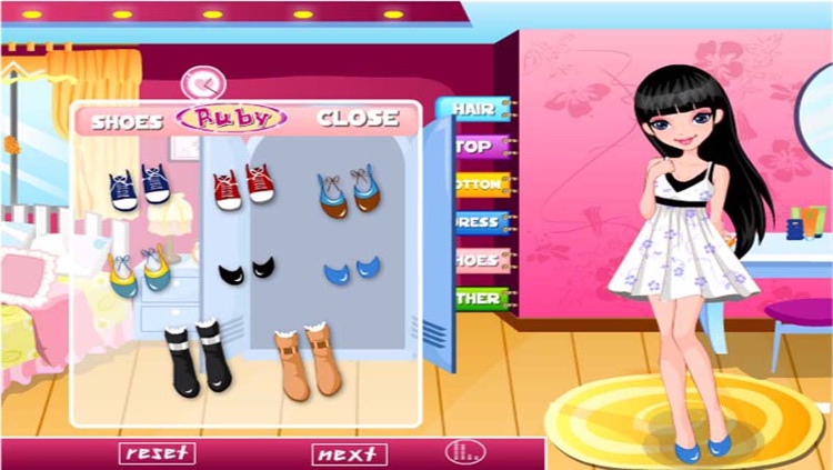 Chic School Girls Dressing & Makeover screenshot-4