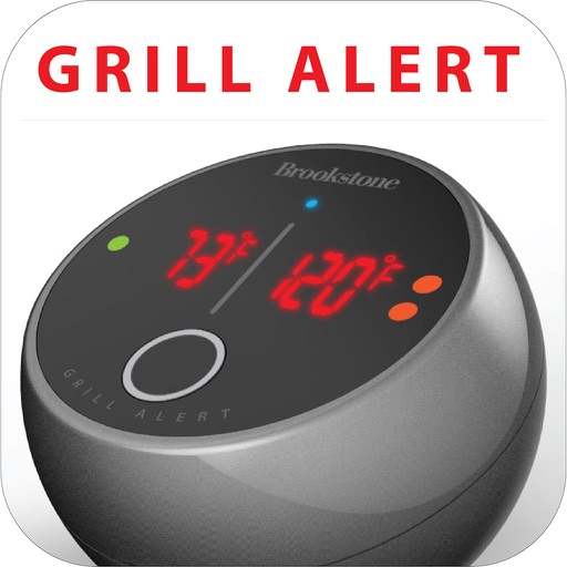 Grill Alert Bluetooth Connected Thermometer by Brookstone