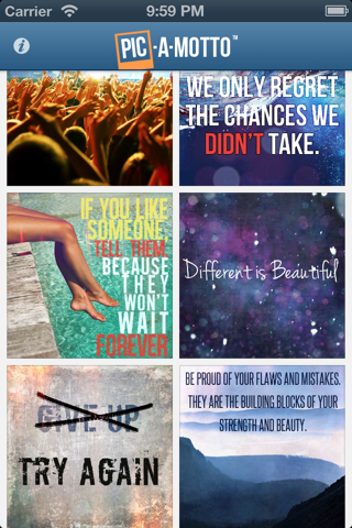 Pic-A-Motto™ - Motivation, Inspiration and Slogan collection screenshot 2