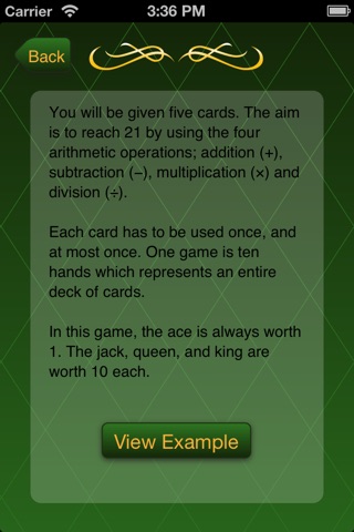 Solitaire21 screenshot 3