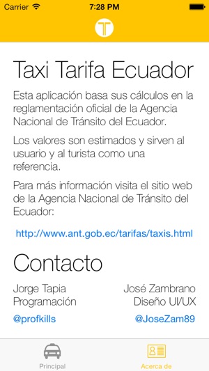 Taxi Tarifa Ecuador(圖5)-速報App