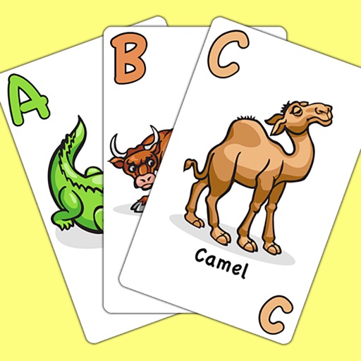 Alphabet and Animal Flash Cards HD Icon