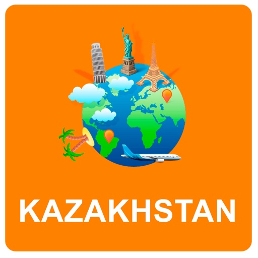 Kazakhstan Off Vector Map - Vector World