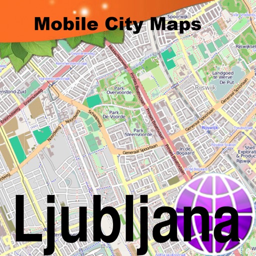 Ljubljana Street Map icon