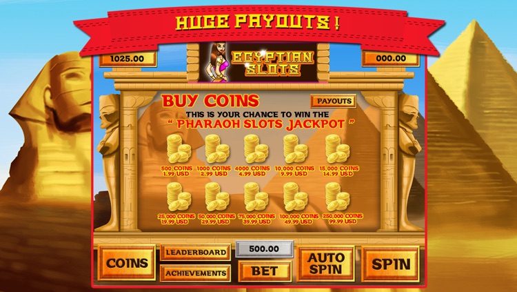 Egyptian Pharaoh Slots - House of Nefertiti (Free Slots Game) screenshot-3