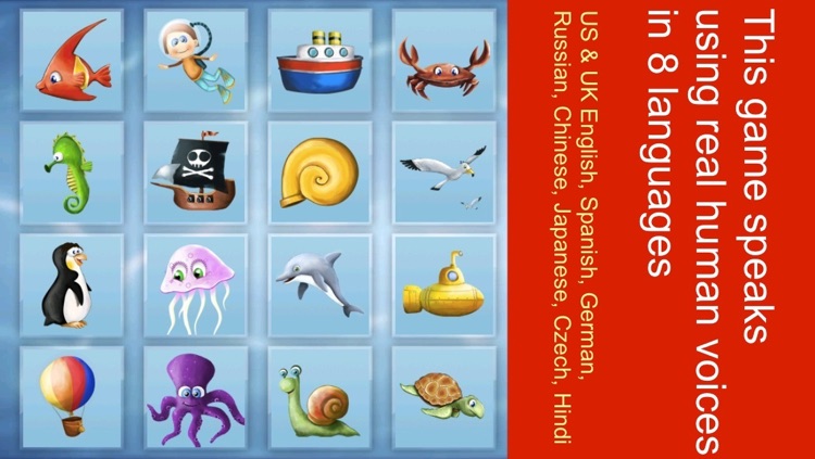 Concentration Cards Matching Game LITE: Find Pairs & Train Your Memory Skills if you're preschoolers, schoolchildren, adults or seniors suitable from 2 to 100 years - for iPad 1, 2, 3, 4 and iPhone 3, 4, 5 HD