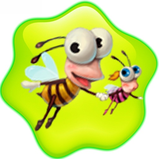 Flying busy bees - a fun free family game for kids nono Icon