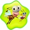 Flying busy bees - a fun free family game for kids nono