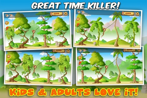 Banana Monkey Blast - Rope Swing In The Jungle HD screenshot 3