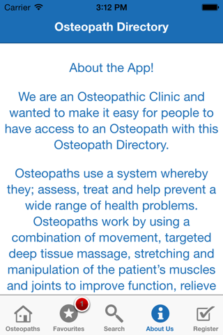 Osteopath Directory screenshot 3