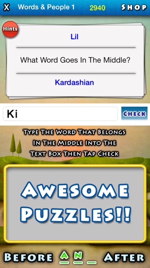 Before And After - The Word In The Middle Puzzle Game(圖1)-速報App