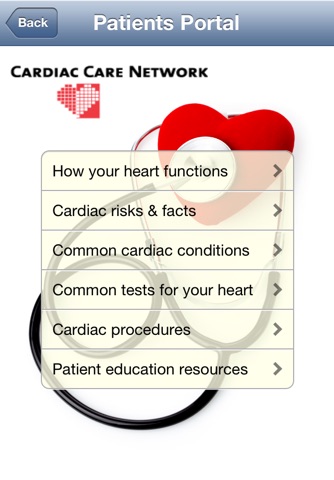 Cardiac Care Network screenshot 2