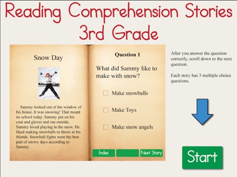 Reading Comprehension Stories 3rd Grade screenshot 2