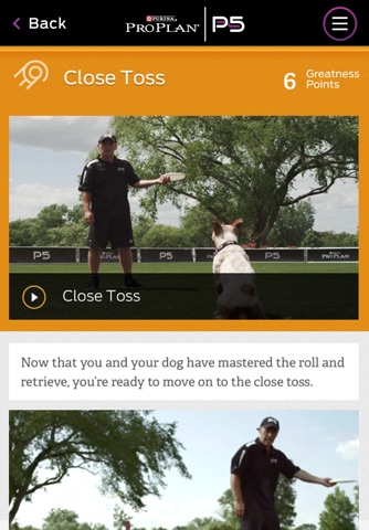 P5 Dog Training App from Purina Pro Plan screenshot 4