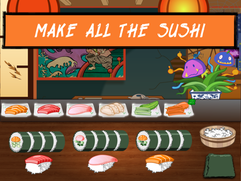 Monster Eat Sushi: A Free Cooking Game screenshot 3
