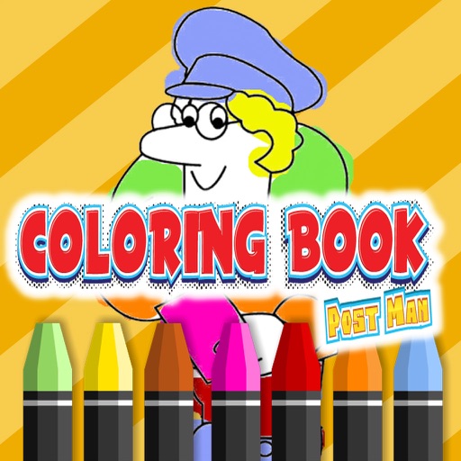 Coloring Book Kids Game For Postman Pat Version icon