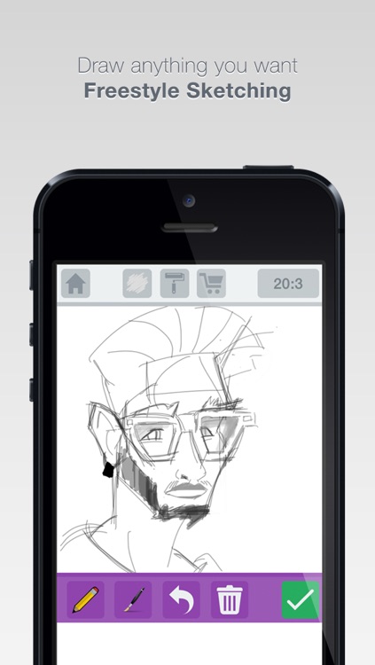 Sketch Vid - Draw, Paint or Doodle pictures into a Recorded Instagram Music Video