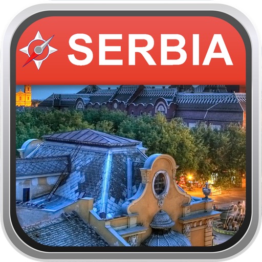 Offline Map Serbia: City Navigator Maps icon