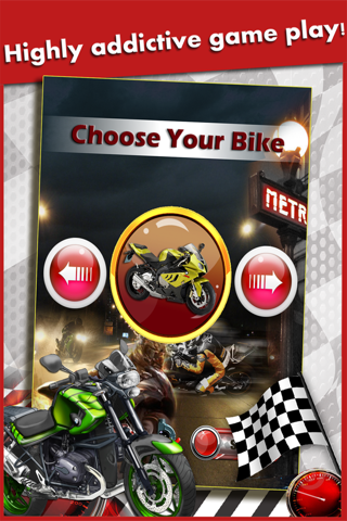 eXtreme Racing Bike Fast Asphalt Race game : Racing Vs Super Cop Cars  - Free screenshot 2
