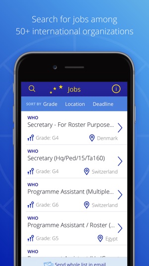 Interjob - international organizations job finder(圖1)-速報App