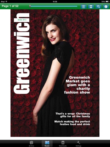 Скриншот из Greenwich Magazine Digital