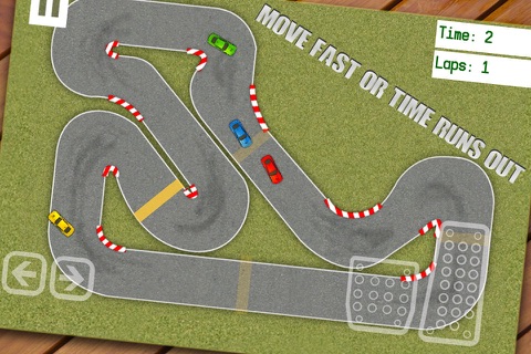 Race Course Tracks - Unique Birds Eye View Car Racing Game screenshot 4