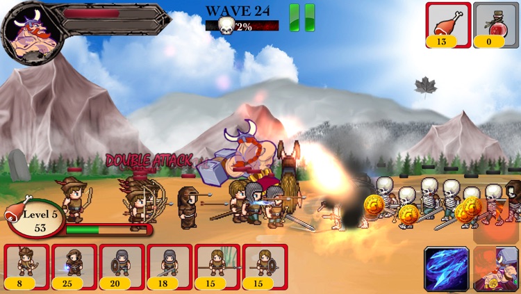 Barbarian Warrior vs Zombie Defense ACT TD - Hammer of Thor screenshot-3