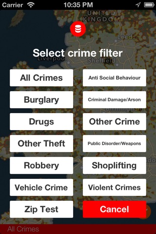 Crime Map screenshot 2