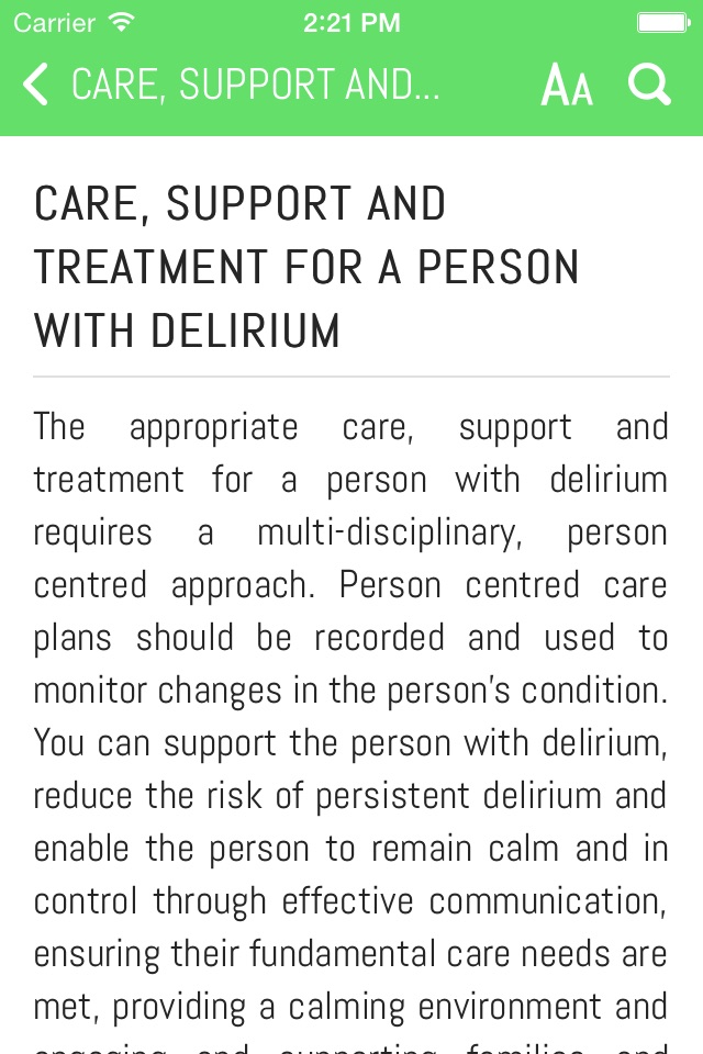 Delirium Learning Application screenshot 3