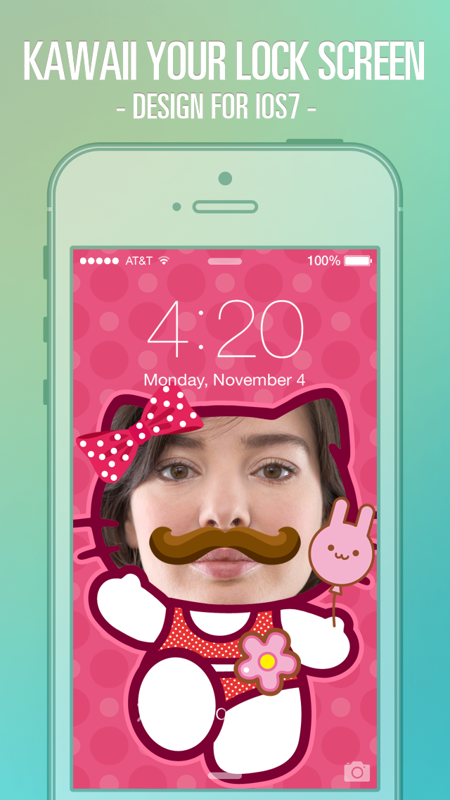 How to cancel & delete Pimp Lock Screen Wallpapers Pro - Cute Cartoon Special for iOS 7 from iphone & ipad 1