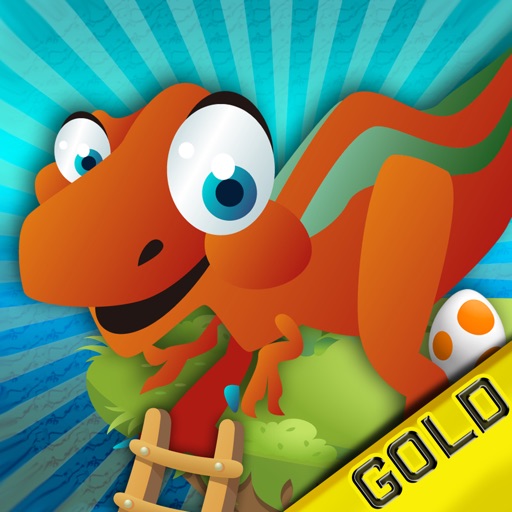 The fantastic dinosaur eggs dropping to the cozy nest - Gold Edition icon
