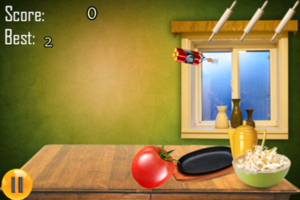 Veggie Fighter Free - the Best Fun ninja Game for Kids - a Cool Funny Addictive split Physics lite Games screenshot 2