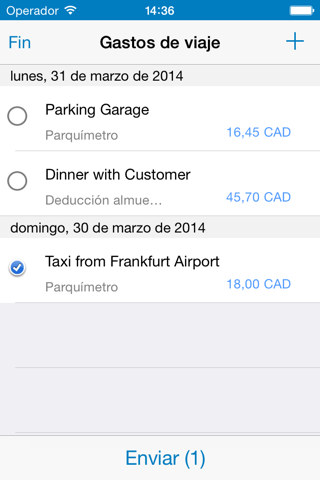 SAP Travel Receipt Capture screenshot 3