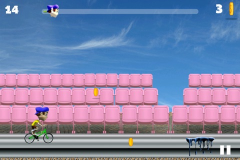 Axe BMX Rider - Crazy bike racing arcade game screenshot 3