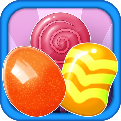 Candy Jelly Bean Mania - Fun Match-3 Candies Swapping Puzzle For Kids HD FREE Icon