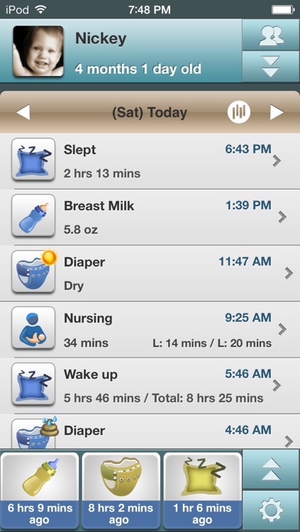 Baby Log Lite - Activities, Growth and Milestones